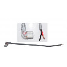 电源线【鸿马灰色透明弯头】（4.0平50长2线）