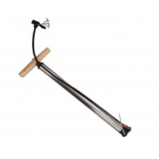 盛德力6435MY不锈钢打气筒（木手柄）