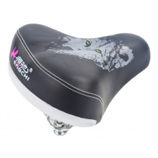 恒驰409AF-1A白壳白簧电动车鞍座