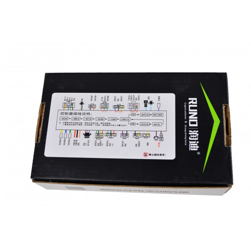 润迪48/60/64v-350w 控制器【黑金】 选项及配件